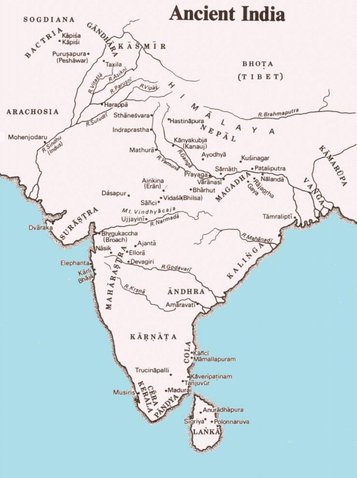 خريطة تاريخية للهند